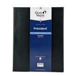 Agenda Semainier 2025 President Impala - 21 X 27 Cm - Noir - Quo Vadis