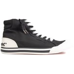 Rocket Dog Jazzin Hi Top Trainers Womens - Black Canvas - Size EU 40