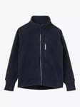 Polarn O. Pyret Kids' Fleece Jacket, Navy