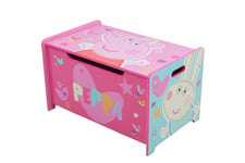 Peppa Pig Deluxe Wooden Toy Box & Bench