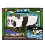 Minecraft Toys Panda Playhouse Playset Mob Head Minis, Kids Gifts