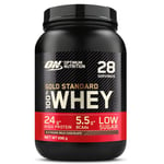 Optimum Nutrition Gold Standard 100% Whey, Poudre de Protéines pour Construction et Récupération Musculaire, avec Glutamine et Acides Aminés BCAA Naturels, Chocolat au Lait, 28 Portions, 896 g