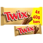 Twix Original Milk Chocolate Fingers Twin Delicious Tasty Biscuit Snack Bars 40g