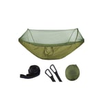 MGWA Mobilier de camping double extérieur simple ouverture rapide Moustiquaire Hamac Portable Vert Bleu Camping BBQ Plage Resort Autonome Loisirs Arbre Tente Swing Parachute Insectes Moustiques