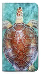 Sea Turtle PU Leather Flip Case Cover For Samsung Galaxy A3 (2017)