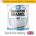 300ML 151 Radiator Enamel White Gloss Paint Tin