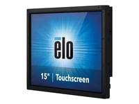 Elo 1598L - Rev A - Led-Skärm - 15" - Öppen Ram - Pekskärm - 1024 X 768 @ 60 Hz - 500 Cd/M² - 1500:1 - 35 Ms - Hdmi, Vga, Displayport - Svart