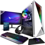 Vibox II-92 PC Gamer - 24"" Écran Pack - Six Core Intel i5 10400F Processeur - Nvidia RTX 3070 Ti 8Go Carte Graphique - 16Go RAM - 240Go SSD - 1To Disque Dur - Windows 11 - WiFi