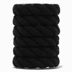 Claire's Black Swizzle Hair Ties - 6 Pack