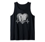 Heartbeat Accordion Accordionist Musician Instrument Tank Top