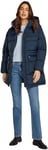 Tommy Jeans Women's Tjw Midi Aspen Puffer Dw0dw18842 Puffer Jacket, Blue (Dark Night Navy), M