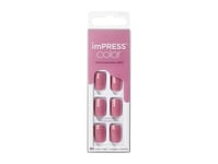 Self-Adhesive Nails Impress Color Petal Pink 30 Pcs