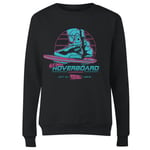 Sweat Femme Retour vers le Futur - Hill Valley Hoverboard Champ - Noir - 5XL - Noir