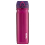 Thermos - Pink Direct Drink Flask (470ml) Reusable Insulated Stainless Steel Thermal Coffee Cup for Hot or Cold Drinks, Vacuum Sealed Water Flask with a Leak-Proof Lid, 10hr Hot/24hr Cold