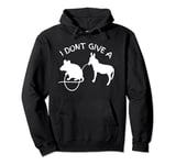 I Dont Give a Rats Donkey Pullover Hoodie