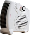 Daewoo 2000W Fan Heater, Flat Automatic Safety Cut Out, 2 Heat... 