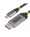 StarTech.com Câble USB-C vers DisplayPort de 3m, 8K 60Hz, 4K 144Hz, HDR, Adaptateur DP, Conversion Vid