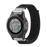 Nylonarmband Garmin Fenix 6X Pro Svart