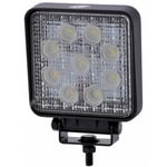 27W LED arbetsbelysning - Bil, lastbil, traktor, trailer, nödfordon, kallvit, 12V / 24V