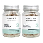 D-LAB Nutricosmetics Détox Minceur Food Supplemet For Slimming Detox, 2 Months