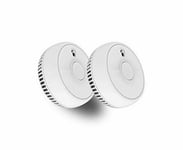 Fireangel Home Room Smoke Detector Fire Alarm Sensor 2 Pack Batteries Incl