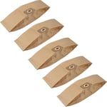 Lot de 5 Sacs D'aspirateur Vertical pour Karcher WD3, WD 3 Premium, WD3200, WD3500P, A2204, A2534, KAR69591300, SE4001, sac en Papier de Rechange de