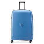 DELSEY PARIS - Belmont Plus - Valise soute Rigide Extensible Matière Recyclée et Recyclable 76x52x32 cm - 102 L - L - Bleu Zinc