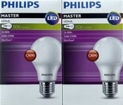 Philips Dim Tone LED ES GLS 9W = 60W 806 lm E27 2200 - 2700k Dim to Warm 2 Pack