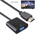 Adaptateur Mâle Vers Femelle Pour Ps3 1080p, 1 Pièce, Convertisseur Hdmi Vers Vga, Avec Câble Audio Vidéo, Jack Vga