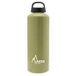 LAKEN Bouteille d'eau en Aluminium Classic de avec Bouchon à vis et Goulot Large, Gourde Alum 1 Litre