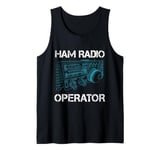 Mens Amateur Ham Radio Operator CB Radio Enthusiast Ham Radio Dad Tank Top