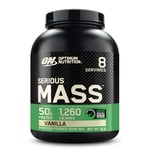 Optimum Nutrition Serious Mass Protein Powder High Calorie Mass Gainer with Vitamins, Creatine and Glutamine, Vanilla, 8 Servings, 2.73 kg, Packaging May Vary