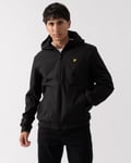 Lyle & Scott Fleece Back Mens Softshell Jacket - Black - Size Large