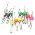 10Pcs Tungsten Steel Micro Twist Bits Engraving Metalworking Tool For