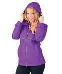 Charles River Apparel Women's New Englander Waterproof Rain Jacket, Violet, X-Large