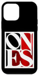 Coque pour iPhone 12 mini Graphique rouge « One of Them Ones »