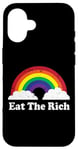 Coque pour iPhone 16 Rosseau Quote Retro Vintage Eat The Rich