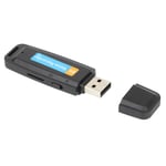 Levyn muotoinen tallennin USB 2.0 digitaalinen äänitallennin Flash Drive Mini Audio Recorder