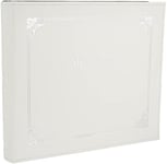 Pioneer Classeur à 3 Anneaux avec Couverture Italienne Blanc 30,5 x 30,5 cm