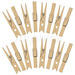 60x Wooden Clothes Pegs Clips Pine Rotary Washing Line Clothes Airer Garden Peg