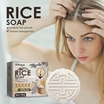 Rice Shampoo Bar hiusten kasvua edistävä shampoo saippua hiustenlähtöä estävä riisivesi Luonnolliset terveelliset kosteuttavat shampoot