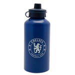 Chelsea FC Crest 500ml Blue Aluminium Drinks Bottle MT