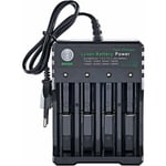 Universell smart batteriladdare för 18650 18500 18350 17670 17500 16340 14500 10440 20700 21700 22650 26650 3.7V Li-Ion NI-MH - AAA AA. Laddare