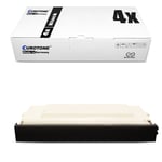 4x Eco Cartridge Schwarz Replaces Lexmark