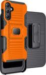 Rugged Case with Stand and Belt Clip Holster Combo Samsung Galaxy A15 5G Phone