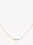 Dinny Hall Shuga Diamond Tsavorite Peridot Necklace, Gold/Green