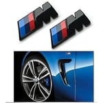 Bmw M Sport Gloss Black Emblem X2 Klistermärke Sidoving Fender Emblem 45x15mm (par) Bmw 1 2 3 4 5 6 7 8 Serie  （2024ws）