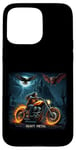 Coque pour iPhone 15 Pro Max Heavy Metal Thrash Hard Rock Horreur Rocker Tenue moto