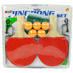 Ensemble de ping-pong, raquettes de Tennis de table, filet 5 balles