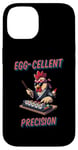 Coque pour iPhone 14 Oeuf amusant et mignon Samouraï Poulet Sushi